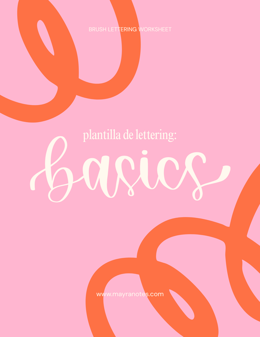 Plantilla de Lettering: Basics